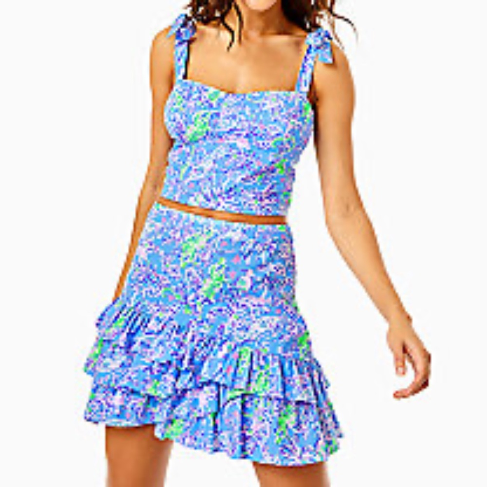 NWT Lilly Pulitzer Rosalie Skirt Set